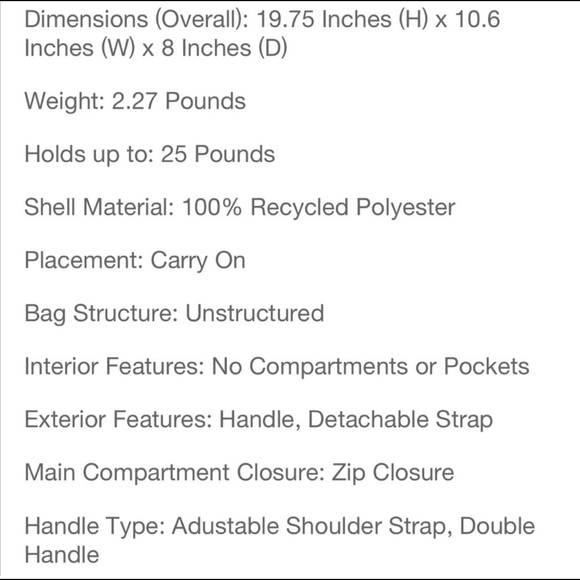 Stony Clover Lane x Target Pink Duffel Bag - Picture 4 of 4